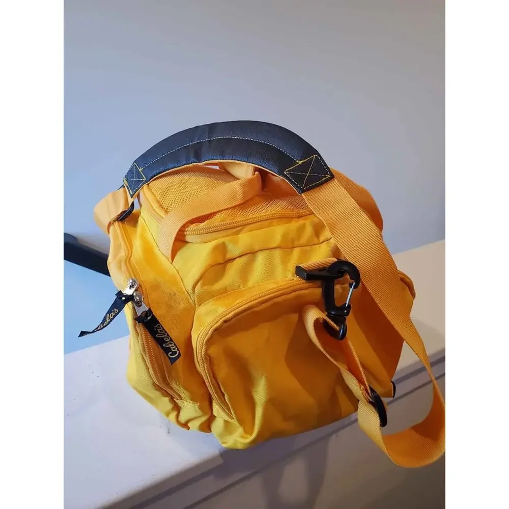 Cabela’s Yellow Utility Duffel Bag – Travel/Gym/Outdoor Gear